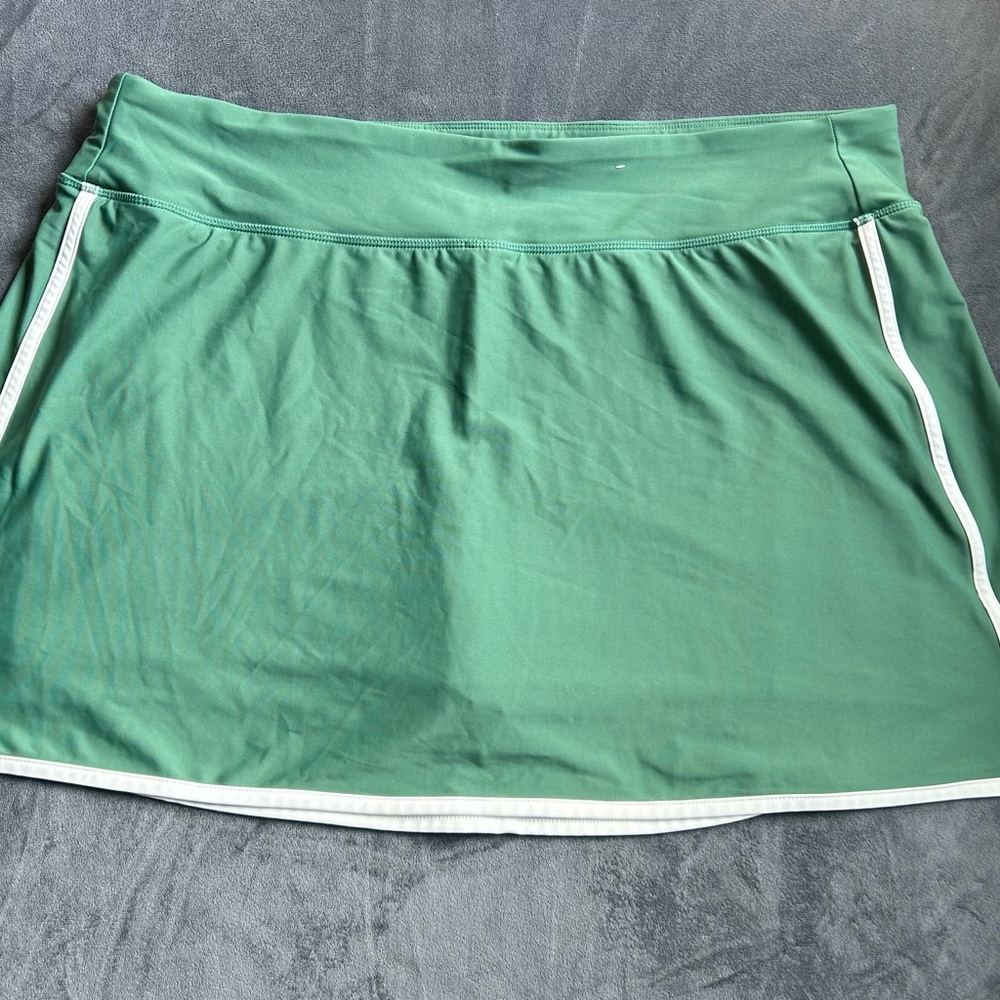Old Navy Green Skirt with White Trim